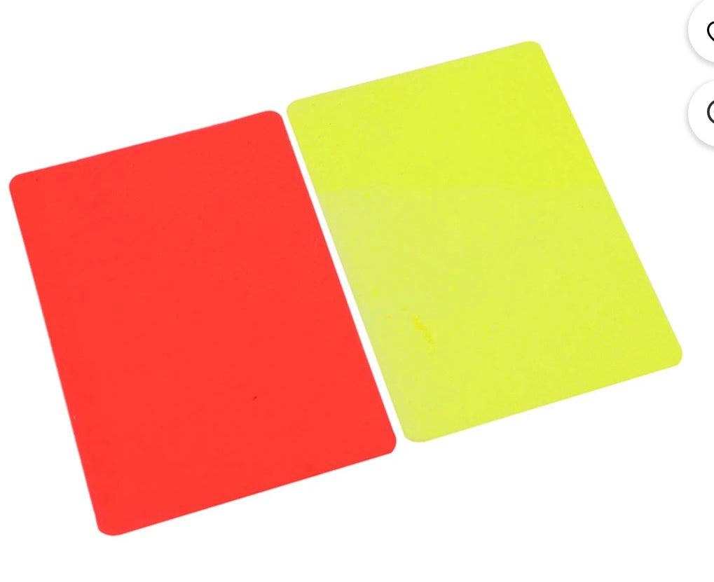 Soccer Referee Penalty Cards