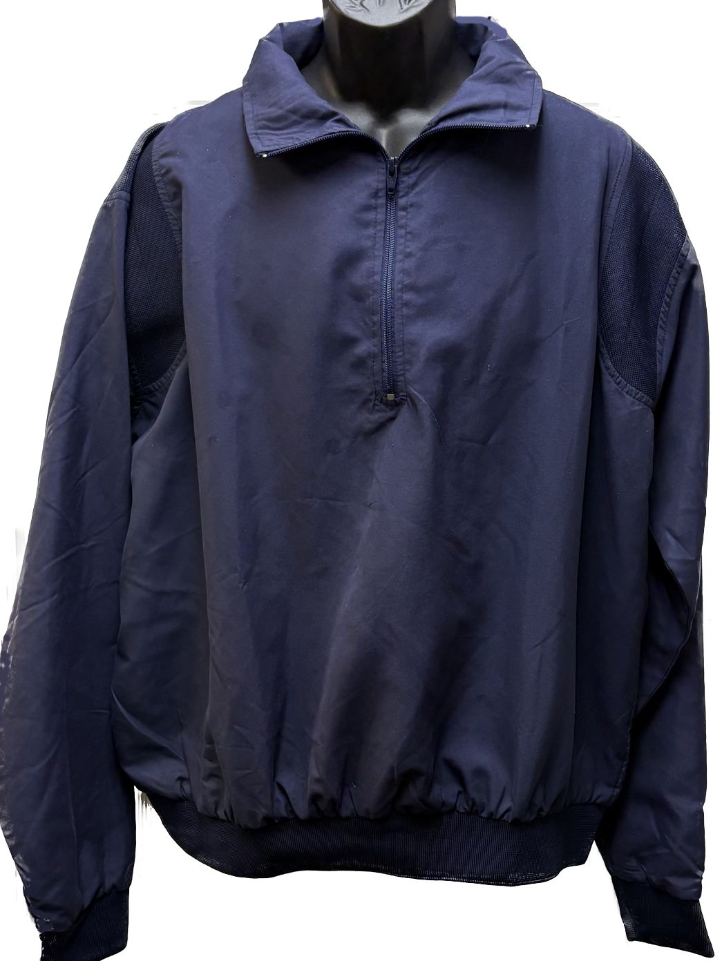 Navy Half Zip Pullover Umpire Jacket