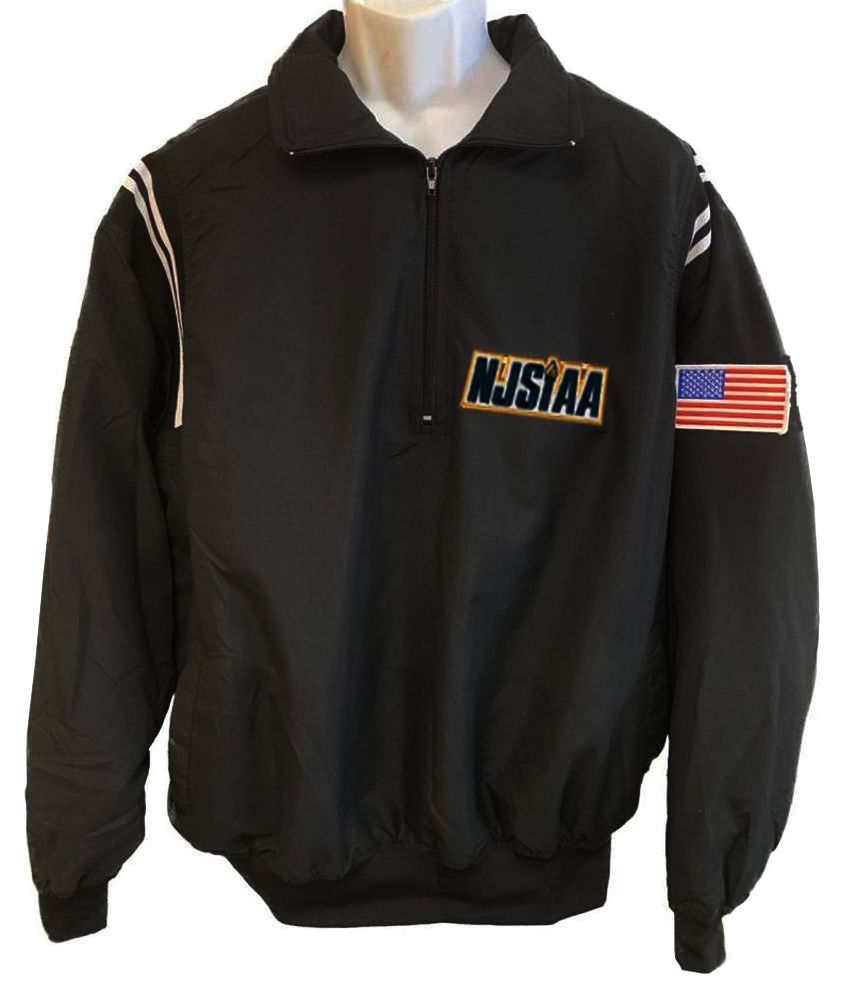 NJSIAA Half Zip Baseball Umpire Jacket