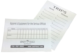Umpire Scorecard/Lineup Cards