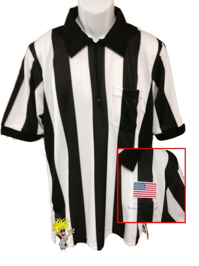 2 1/4" Striped Shirt W/ American Flag