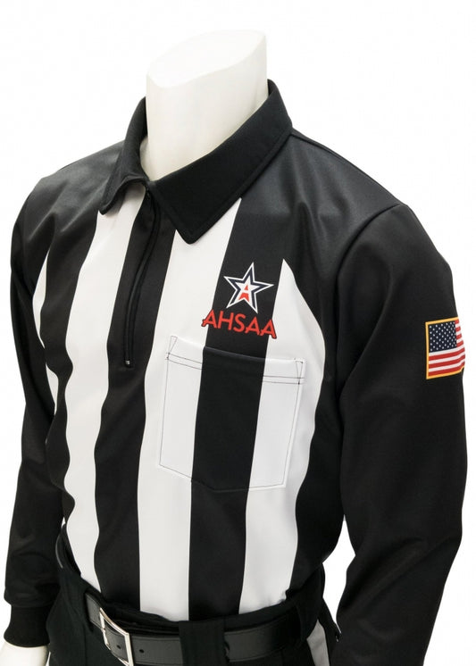 AHSAA Long Sleeve Football Referee Shirt