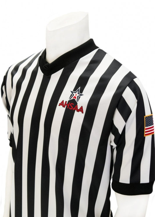 AHSAA "Body Flex" V-Neck Basketball Referee Shirt