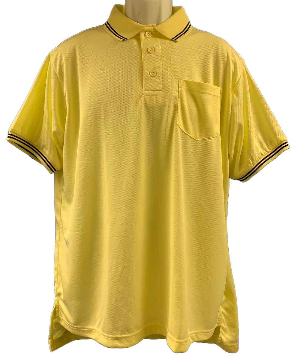 Light Yellow Baseball Umpire Shirts