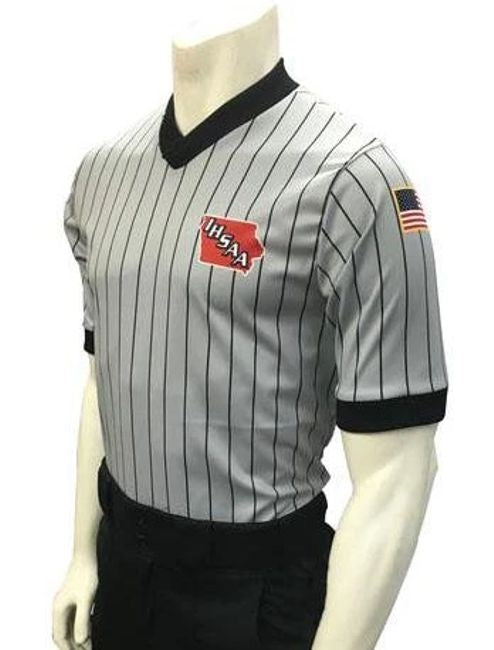 IHSAA "Body Flex" V-Neck Referee Shirt