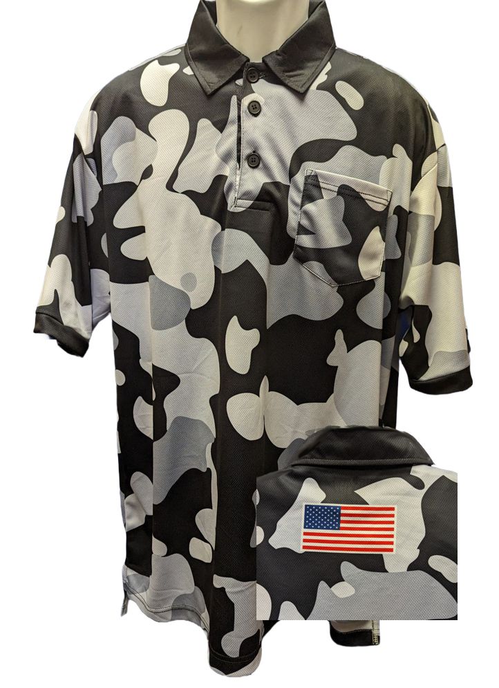 Snow Camo Umpire Shirts