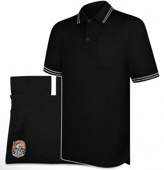 Umpire Shirt & "America 250" Oversized Ball Bag Kit