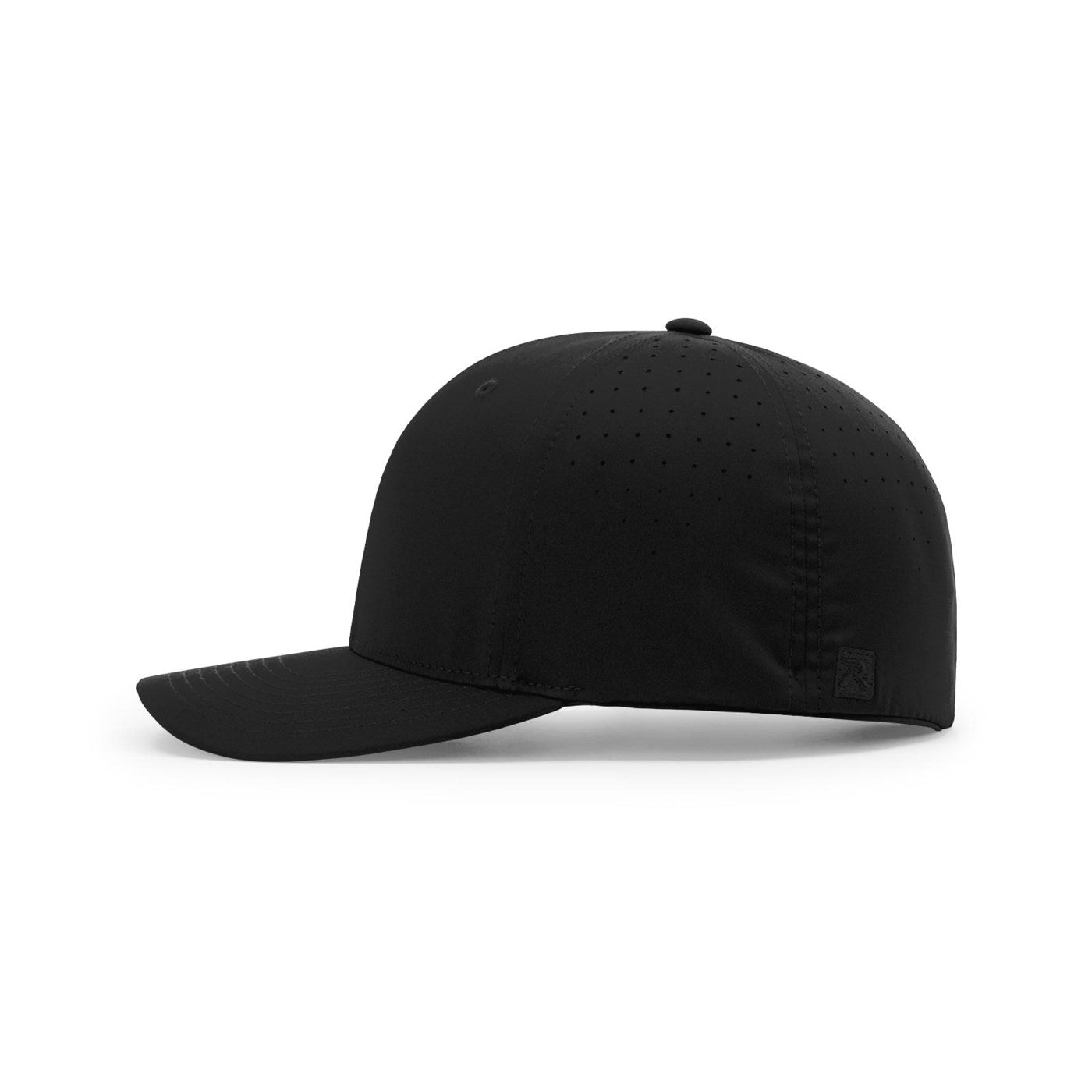 Performance Ignite LT Laser Perf Black Umpire Cap - 8-Stitch 2.75” Bill