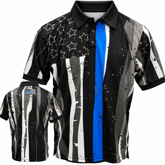 Blue Line Camo Umpire Shirts