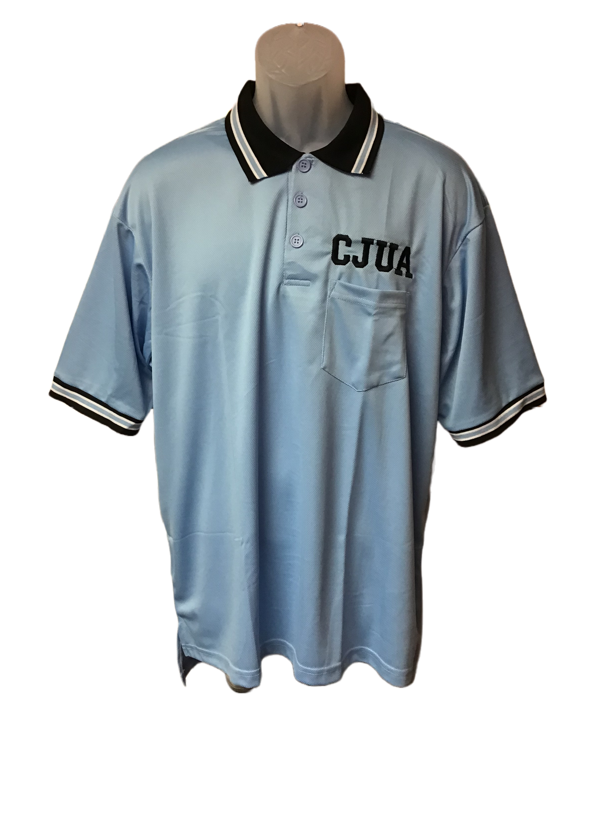 Powder Blue Umpire Shirts With Navy And White Trim, Umpires Apparel, Clothing, Umpiring Uniforms