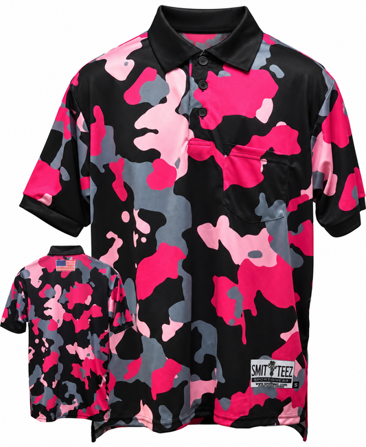 Pink Camo Umpire Shirts