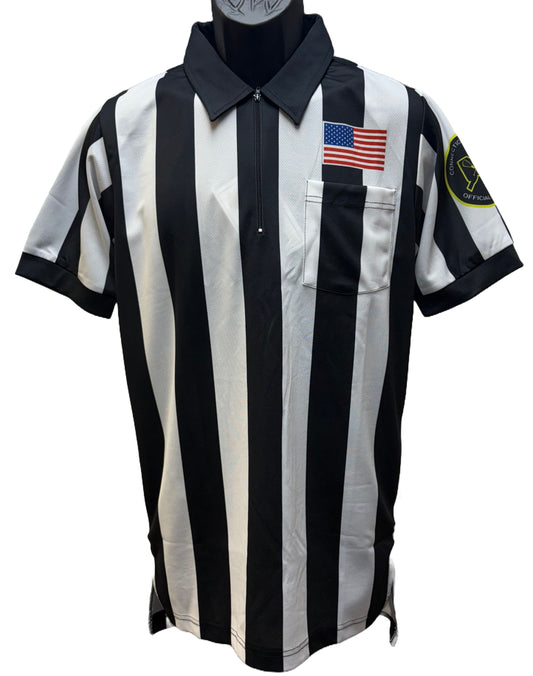 Short Sleeve 2" Striped Lacrosse Referee Shirts