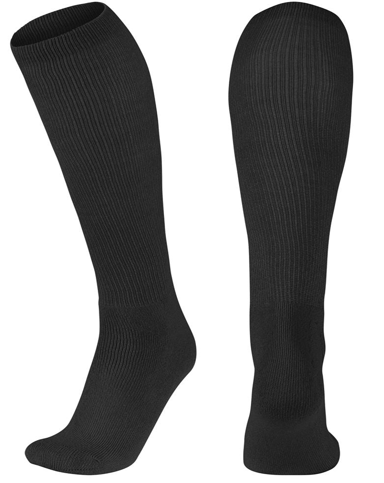 Black Over The Calf Socks