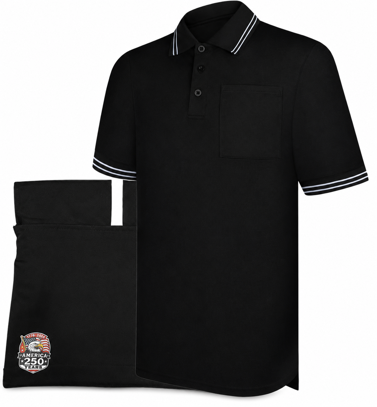 Umpire Shirt & "America 250" Oversized Ball Bag Kit