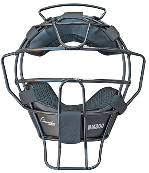 Black Ultra Lightweight Umpire Mask