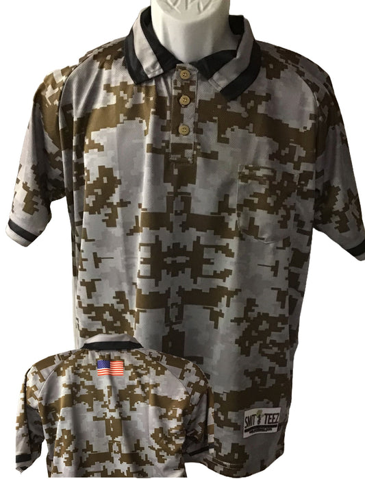 Sand Camo Umpire Shirt