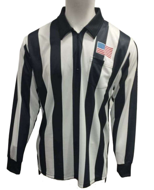 2" Long Sleeve Lacrosse Referee Shirt