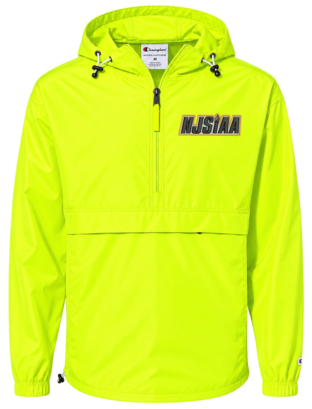 NJSIAA Optic Yellow Pullover Jacket