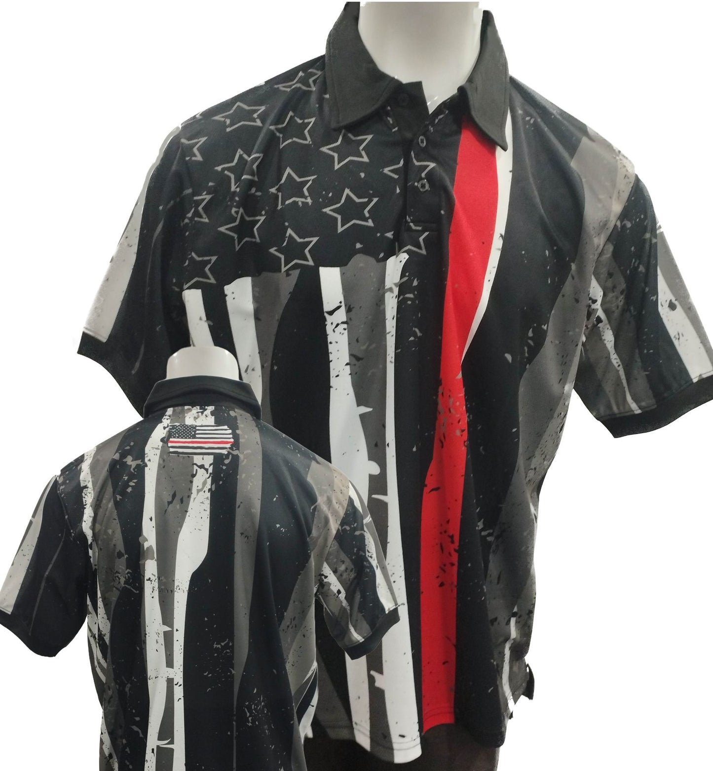 Red Line Camo Umpire Polo Shirts – Smitteez Sportswear