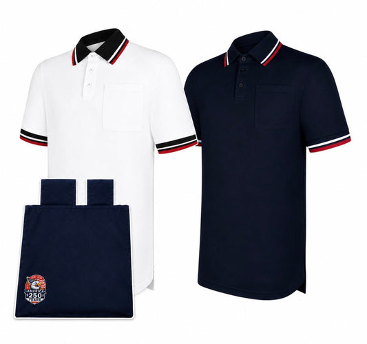 Two-Piece Umpire Shirt & "America 250" Oversized Ball Bag Kit