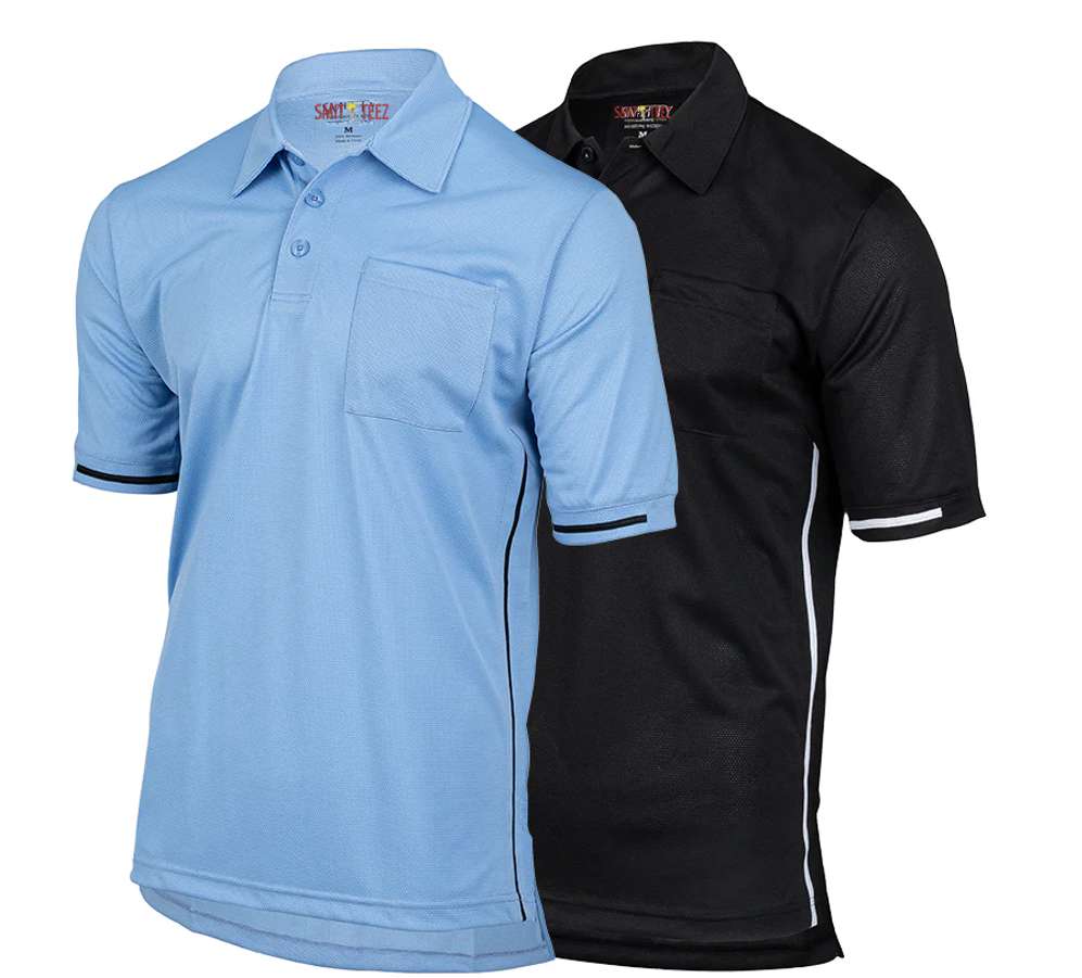 Smitteez Pro Style Carolina Blue & Black Umpire Shirts – Smitteez ...