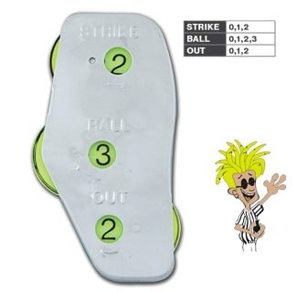 Champro 4-Dial Steel Umpire Indicator – Strikes, Balls, Outs, Innings – Baseball/Softball