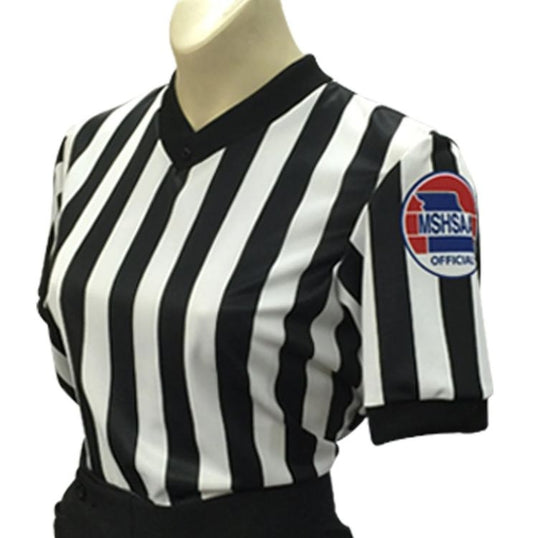 Smitty MSHSAA Women's "Body Flex" V-Neck Basketball Referee Shirt