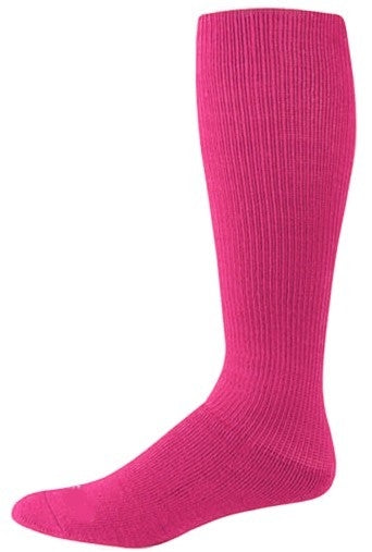 Hot Pink Tube Style Socks
