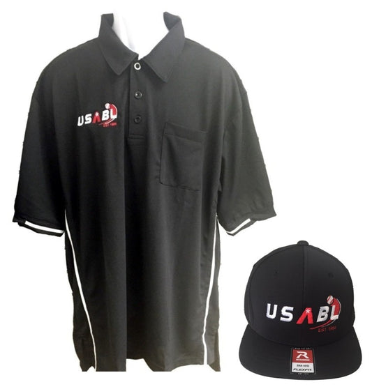 USABL Black Shirt & Cap Combo Package