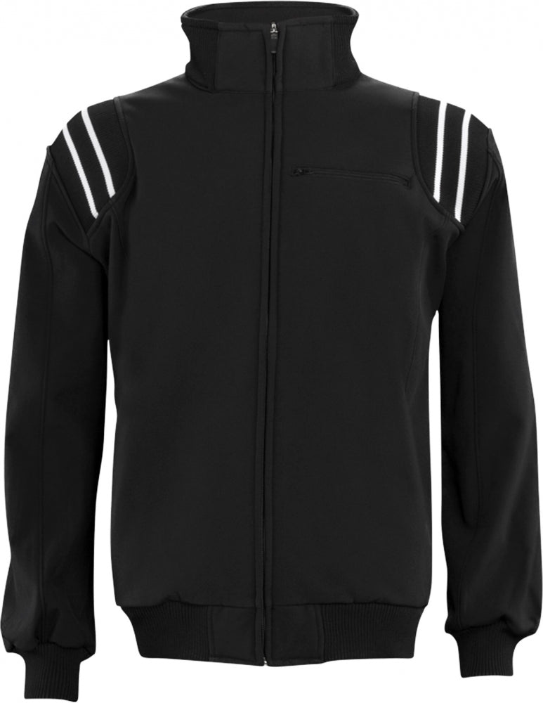 Black Baseball Umpire Heavyweight Full-Zip Jacket – Smitteez Sportswear